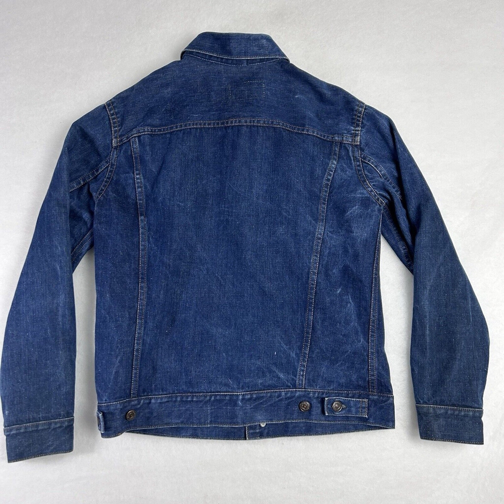 RARE Levi's White Tab 'Big E' Type 3 Vintage 60's/70's Denim Trucker Jean Jacket - Picture 8 of 15
